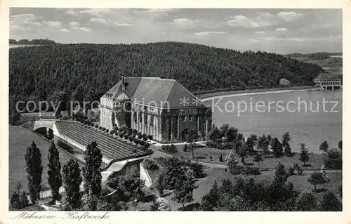 AK / Ansichtskarte Moehnesee Kraftwerk Stausee Talsperre Kat. Moehnesee