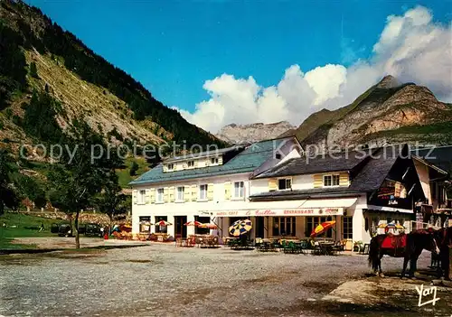 AK / Ansichtskarte Gavarnie Hautes Pyrenees Hotel Restaurant Cafe La Taillon Kat. Gavarnie