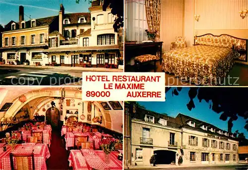 AK / Ansichtskarte Auxerre Hotel Restaurant Le Maxime Kat. Auxerre
