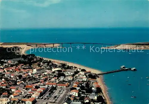 AK / Ansichtskarte Fromentine Fliegeraufnahme mit Strand Bruecke Kat. La Barre de Monts