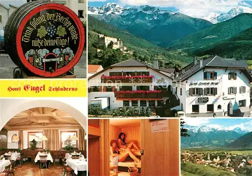 AK / Ansichtskarte Schluderns Suedtirol Hotel Engel Sauna Kat. Sluderno Vinschgau