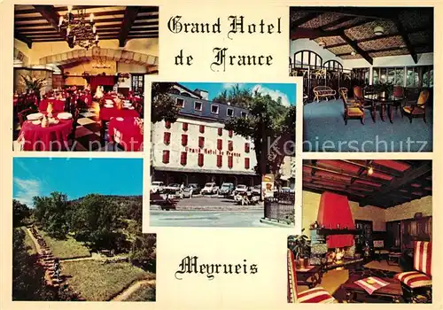 AK / Ansichtskarte Meyrueis Grand Hotel de France Kat. Meyrueis