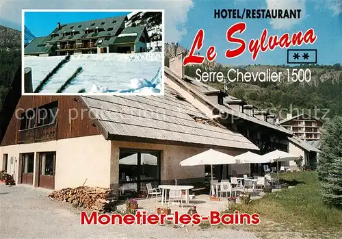 AK / Ansichtskarte Monetier les Bains Le Hotel Restaurant Le Sylvana Kat. Le Monetier les Bains