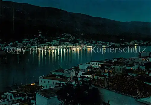 AK / Ansichtskarte Galatas Panorama Abendstimmung Kat. Insel Poros