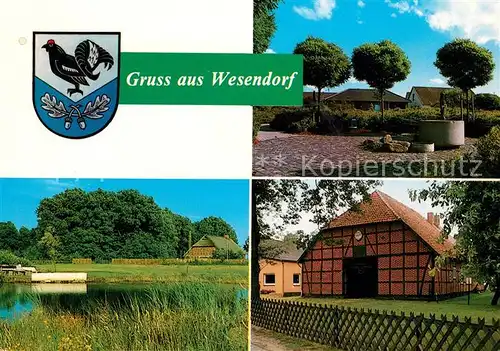 AK / Ansichtskarte Wesendorf Niedersachsen Bauernhaus Panorama Kat. Wesendorf