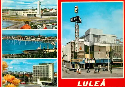 AK / Ansichtskarte Lulea Einkaufszentrum Hafen Panoramen Kat. Lulea
