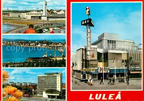 AK / Ansichtskarte Lulea Einkaufszentrum Hafen Panoramen Kat. Lulea