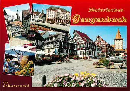 AK / Ansichtskarte Gengenbach Rathaus Fachwerkhaeuser Stadttor  Kat. Gengenbach Schwarzwald