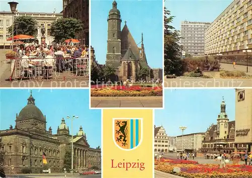 AK / Ansichtskarte Leipzig Naschmarkt mit alter Handelsboerse Kat. Leipzig
