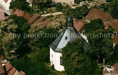 AK / Ansichtskarte Uelversheim Evangelische Barockkirche Fliegeraufnahme Kat. Uelversheim