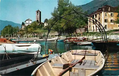 AK / Ansichtskarte Rivapiana Lago Maggiore Il porto dei pescatori Kat. Minusio