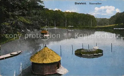 AK / Ansichtskarte Bielefeld Stauweiher Kat. Bielefeld