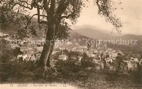 AK / Ansichtskarte Grasse Alpes Maritimes Vue entre les Oliviers Kat. Grasse