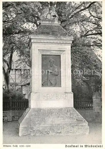 AK / Ansichtskarte Wiedensahl Wilhelm Busch Denkmal Kat. Wiedensahl