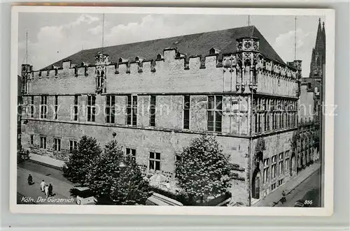 AK / Ansichtskarte Koeln Rhein Der Guerzenich Kat. Koeln