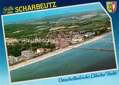 AK / Ansichtskarte Scharbeutz Ostseebad Fliegeraufnahme Kat. Scharbeutz