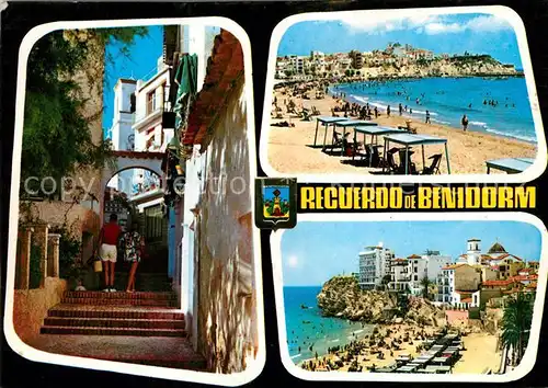 AK / Ansichtskarte Benidorm Strand Stadtansichten Kat. Costa Blanca Spanien