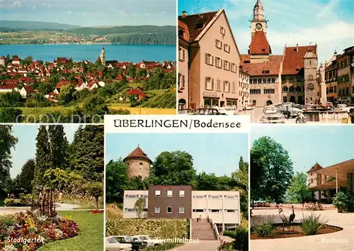 AK / Ansichtskarte ueberlingen Bodensee Stadtgarten Hofstall Kurmittelhaus Kurhaus Kat. ueberlingen