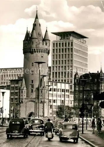 AK / Ansichtskarte Frankfurt Main Eschenheimer Turm Fernmeldehochhaus Kat. Frankfurt am Main