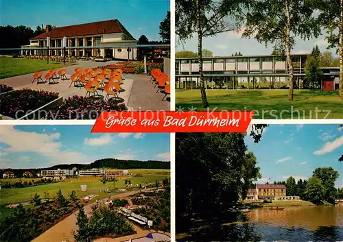 AK / Ansichtskarte Bad Duerrheim Kurhaus Parkanlage  Kat. Bad Duerrheim