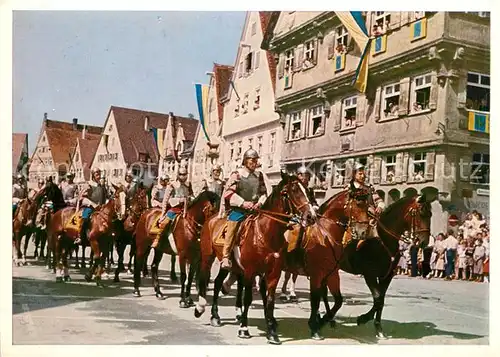 AK / Ansichtskarte Biberach Baden Biberacher Schuetzenfest Kaiserliche Reiter Haus Kleeblatt Kat. Biberach Kinzigtal