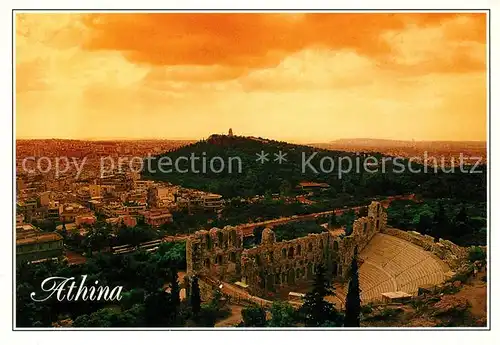 AK / Ansichtskarte Athen Griechenland Herodes Atticus Odeum Kat. 