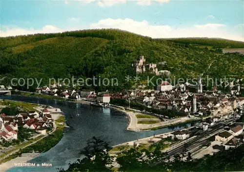 AK / Ansichtskarte Wertheim Main Fliegeraufnahme Kat. Wertheim