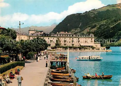 AK / Ansichtskarte Zell See Seepromenade Grandhotel Salzburg Kat. Zell am See