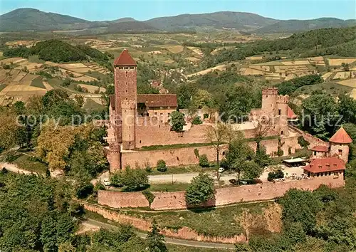 AK / Ansichtskarte Heppenheim Bergstrasse Fliegeraufnahme Starkenburg Kat. Heppenheim (Bergstrasse)