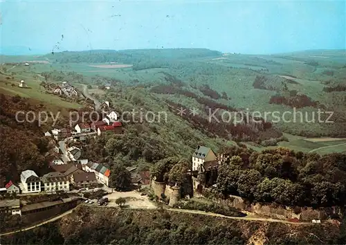 AK / Ansichtskarte Kirn Nahe Fliegeraufnahme Schloss Dhaun Kat. Kirn