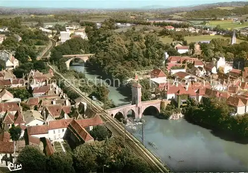 AK / Ansichtskarte Orthez Fliegeraufnahme Kat. Orthez