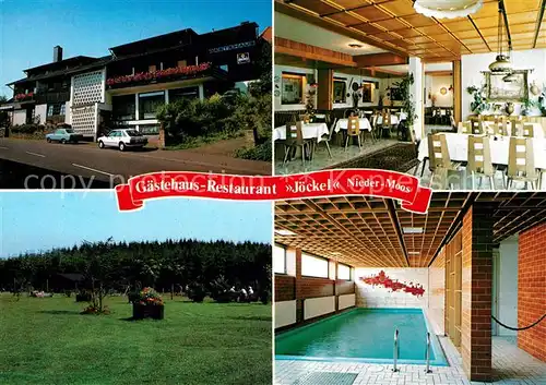 AK / Ansichtskarte Freiensteinau Nieder Moos Gasthaus Restaurant Joeckel Kat. Freiensteinau