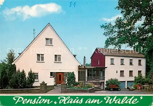AK / Ansichtskarte Reichshof Pension Haus am Walde Cafe Kat. Reichshof