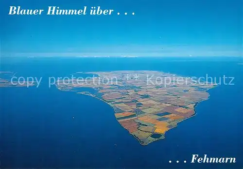 AK / Ansichtskarte Insel Fehmarn Fliegeraufnahme ganze Insel  Kat. Fehmarn