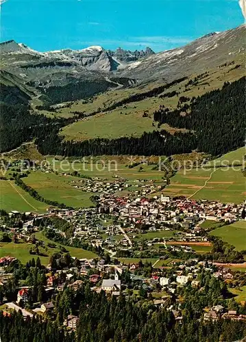 AK / Ansichtskarte Flims Dorf Fliegeraufnahme Piz Grisch Kat. Flims Dorf