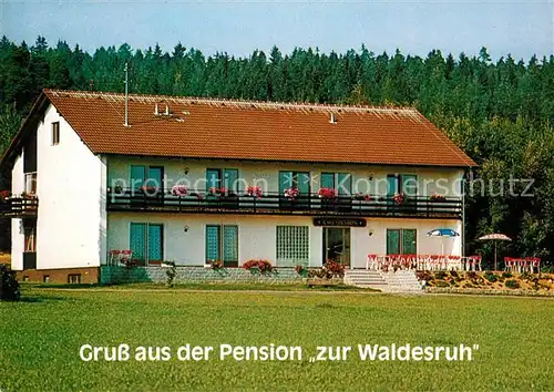 AK / Ansichtskarte Gaisthal Oberpfalz Pension zur Waldesruh Kat. Schoensee