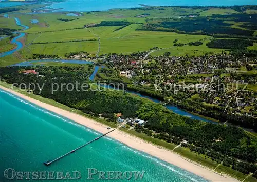 AK / Ansichtskarte Prerow Ostseebad Fliegeraufnahme Kat. Darss