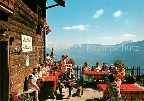 AK / Ansichtskarte Dorf Tirol Naturpark Texelgruppe Gasthof Restaurant Talbauer  Kat. Tirolo