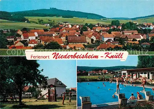 AK / Ansichtskarte Niederbeisheim Schwimmbad Spielplatz Kat. Knuellwald