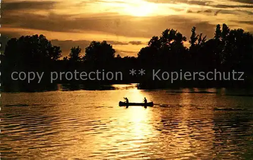 AK / Ansichtskarte Oromocto Sunset on the River Kat. Oromocto