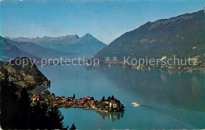 Ak Ansichtskarte Iseltwald Panorama Brienzersee Berner Oberland Alpen Kat Iseltwald Nr Kn Oldthing Ansichtskarten Bern