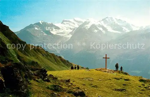 AK / Ansichtskarte Verbier Massif des Combins vu de La Chaux Croix Kat. Verbier