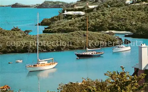 AK / Ansichtskarte Bermuda Boats at the coast Kat. Bermuda