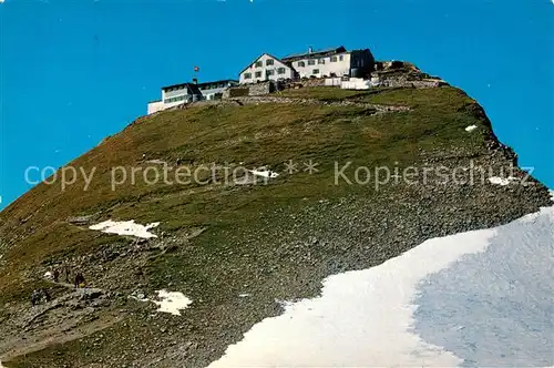 AK / Ansichtskarte Grindelwald Faulhorngipfel mit Berghotel Berner Alpen Kat. Grindelwald