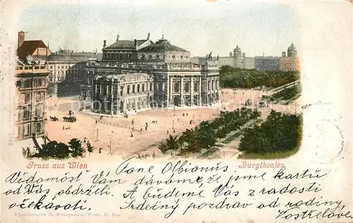 AK / Ansichtskarte Wien Burgtheater Kat. Wien