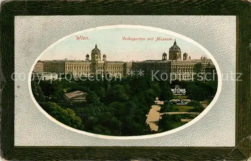 AK / Ansichtskarte Wien Volksgarten mit Museum Kat. Wien