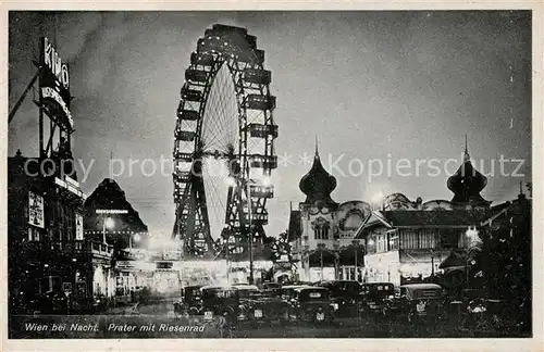 AK / Ansichtskarte Wien Prater mit Riesenrad Kat. Wien