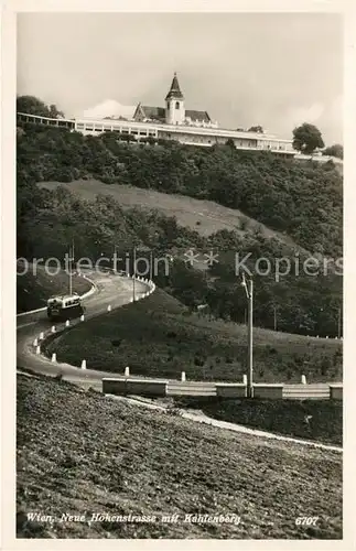 AK / Ansichtskarte Wien Neue Hoehenstrasse mit Kahlenberg Kat. Wien