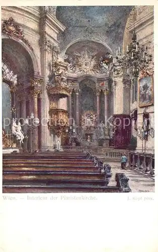 AK / Ansichtskarte Wien Interieur der Piaristenkirche Kat. Wien