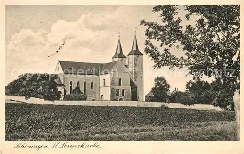 AK / Ansichtskarte Schoeningen St Lorenzkirche Kat. Schoeningen